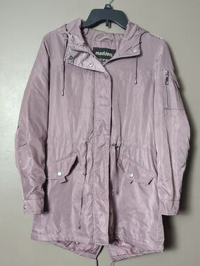 Madden NYC Light Purple W Silver Hardware Full Zip Hooded Jacket Size S/P